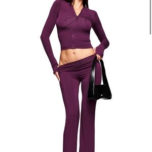 IAMGIA purple set size S NWT